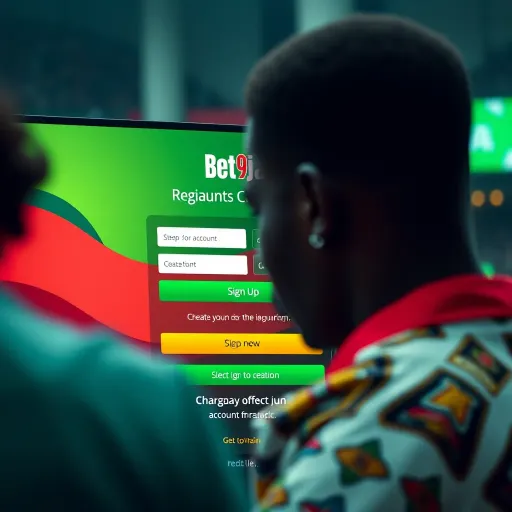 Bet9ja Platform Interface for Transferring Bonus Funds User navigating the Bet9ja platform interface to transfer bonus funds to main account