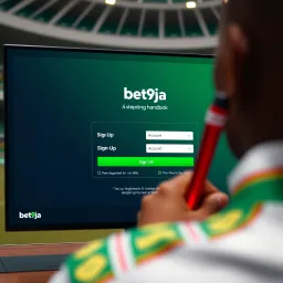 Smartphone displaying Bet9ja betting options with smooth performance