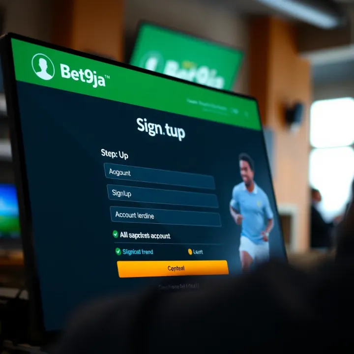 User interface of Bet9ja soccer betting platform showing various betting options