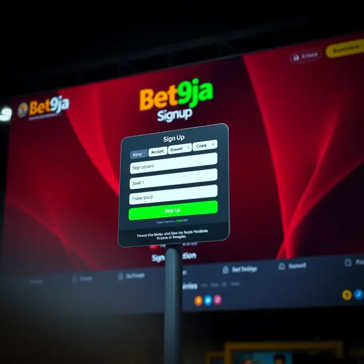 Illustration of a slot machine with symbols and a winning jackpot display