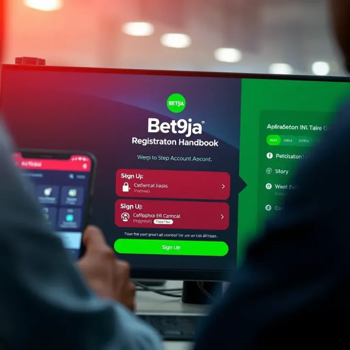 Illustration of secure Bet9ja account with protection shield and lock symbol